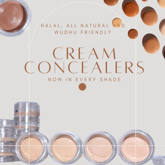 All-Natural, Halal, and Wudhu-Friendly Concealers: Now in Every Shade!