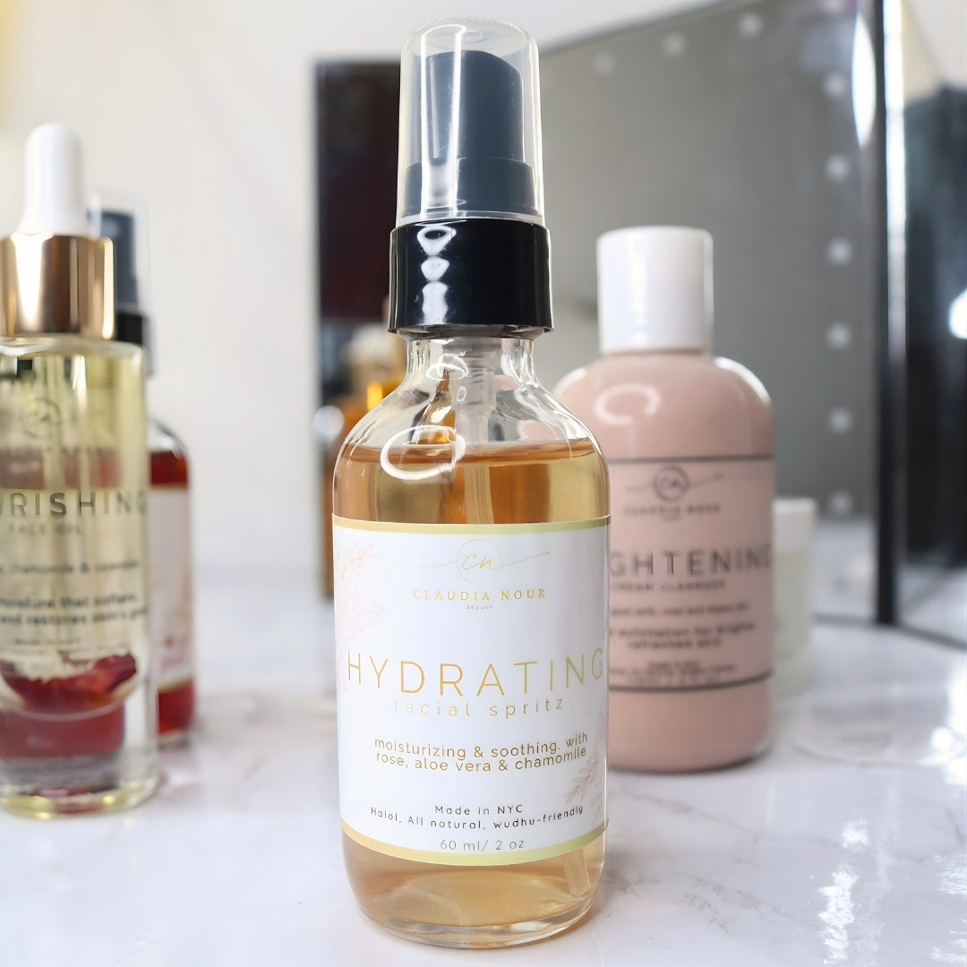 Hydrating Facial Spritz - Rose & Aloe - Claudia Nour Cosmetics